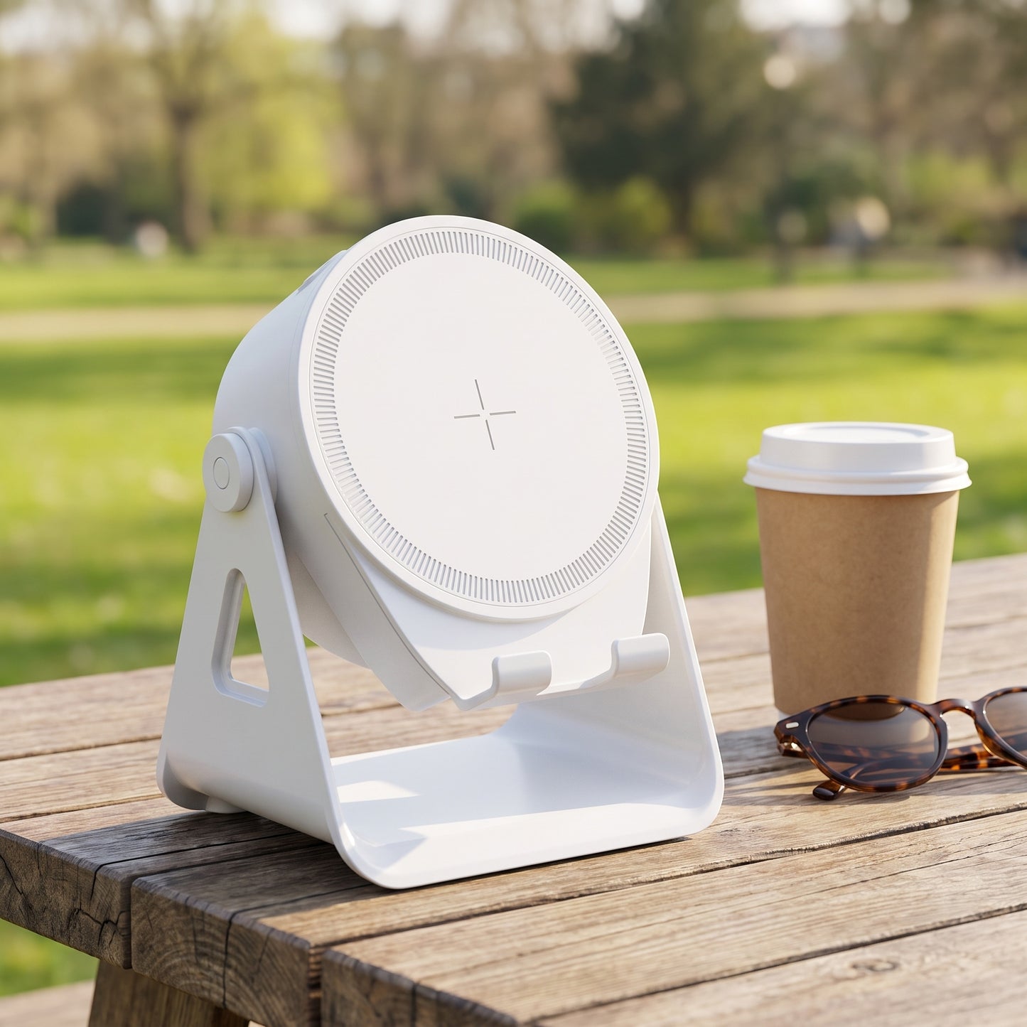 🧲🎵 Bluetooth hangszóró + mágneses állvány egyben – 360°-os forgathatóság, erős rögzítés, kompakt formában 🔊📱