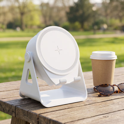🧲🎵 Bluetooth hangszóró + mágneses állvány egyben – 360°-os forgathatóság, erős rögzítés, kompakt formában 🔊📱