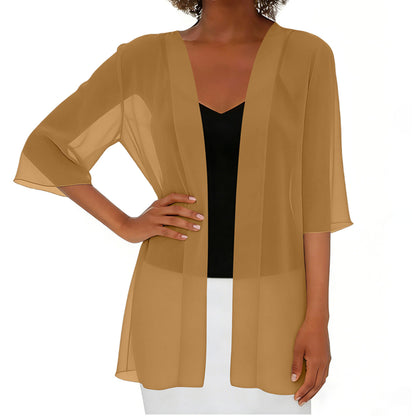 🧥🌸 Átlátszó nyitott kardigán – Prémium, lélegző anyag, 9 színben, S–2XL-ig! ✨💫