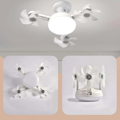 💥🔥50% kedvezmény🌀💡 Távirányítású LED mennyezeti ventilátor – Összehajtható lapátok, állítható fény, időzítő – Minden egyben! 🏠✨