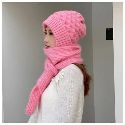 🥶 Téli hideg? Ez a sapka+sál megvédi az arcodat, a nyakadat és a füleidet (Az anyukák imádják!)