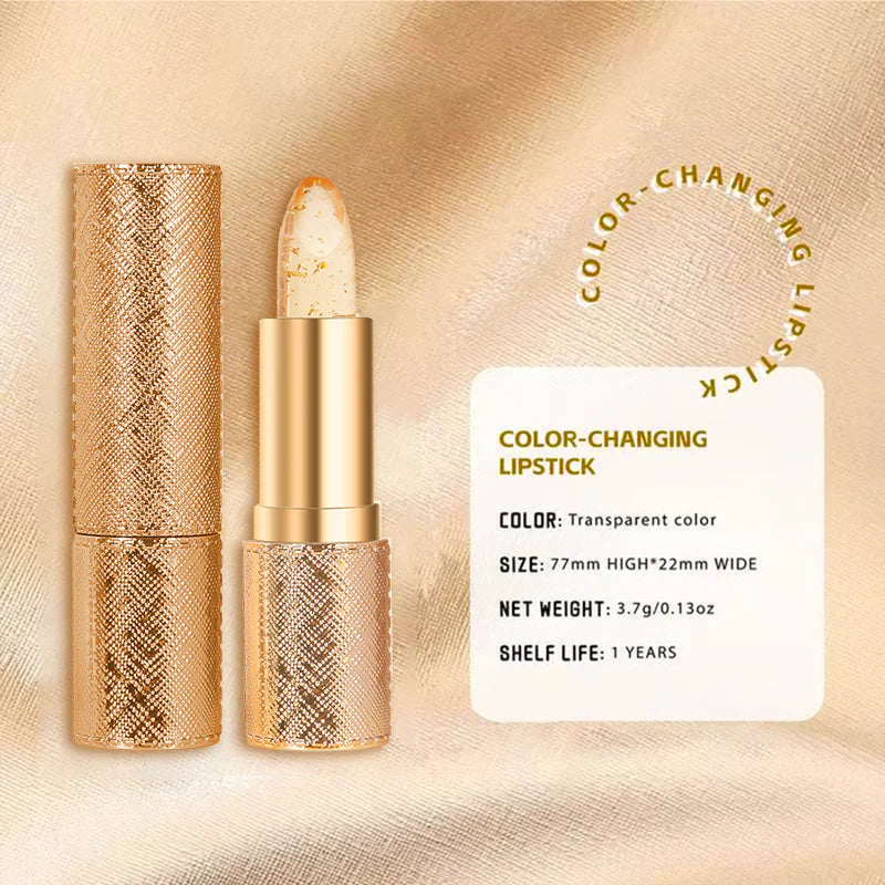 🔥3+2 ingyenes💄 OEZOEZ színváltó rúzs✨ 24K aranyporral + mély hidratálás – Az ajkak nap hossza ragyognak!