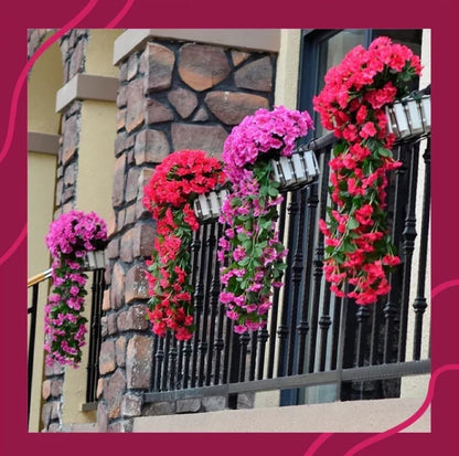 🎁 Tökéletes ajándék minden alkalomra🌸 Függő mű orchidea csokor – Élethű, tartós és romantikus dekoráció!