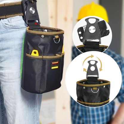 🖐Rögzíthető szerszámtáska 🔧 Clip‑design + rugózott nyitás – gyors hozzáférés, szabad kezek!