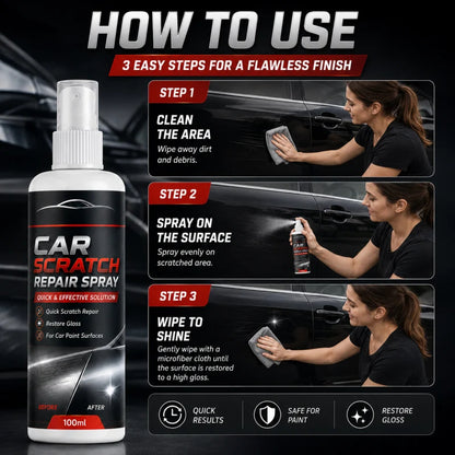 🚗✨ Karcolásjavító spray autókhoz – 3 lépéses polírozás, bőr karcok eltávolítása, védő ápolás! 🛡️💪