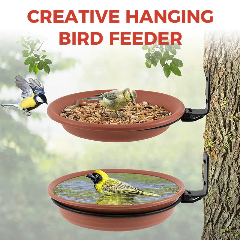 😁árcsökkentési akció🐦 Többszintű kültéri madáretető – Falra és fára egyszerűen szerelhető!