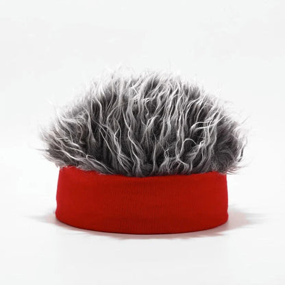 👍2026 Új modell🧢 Hip-hop parókás sapka✨ Uniszex design – Természetes megjelenés, egész napos kényelem!