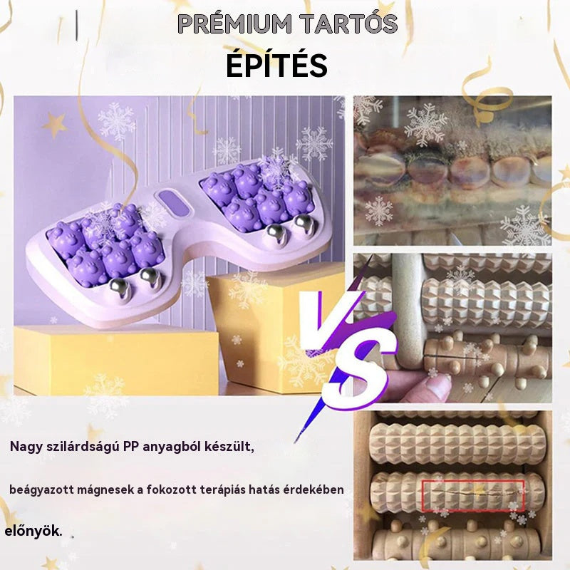 🔥Második termék ingyenes👣 Éjszakai pihenés a lábaknak! Hordozható masszázshenger – Akupresszúra + Mágnesek