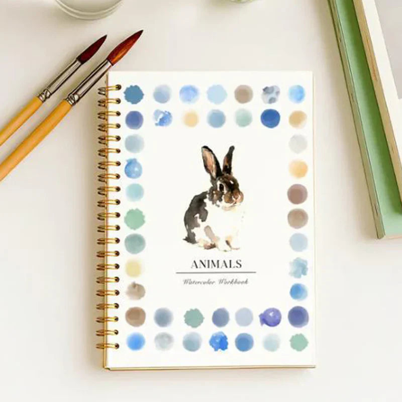 😜55% árcsökkentés🎨Akvarell-gyakorlókönyv📚 Minden korosztály számára: lépésről lépésre az első remekművedig!