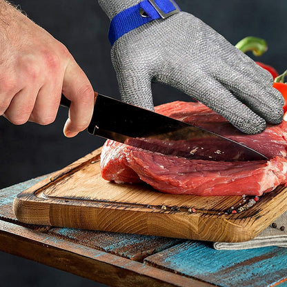 🧤Stainless Steel Cut-Resistant Mesh Glove⏳ Élelmiszeripari minőségű rozsdamentes acél hálós fémkesztyű！