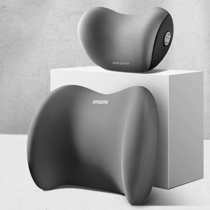 🚚Ergonomic design for perfect lumbar & seat support 🪑Nieodkształcalna, wysokiej jakości poduszka samochodowa！
