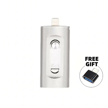 📱💻 3-in-1 univerzális flash meghajtó⚡ Gyors plug-and-play + fémház + 2 TB-ig!