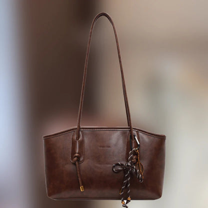 🎁Ingyenes ajándék-medálja🔥Kedvezményes ár👜 Vintage PU válltáska – Időtálló elegancija minden napra!