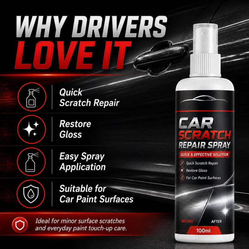 🚗✨ Karcolásjavító spray autókhoz – 3 lépéses polírozás, bőr karcok eltávolítása, védő ápolás! 🛡️💪
