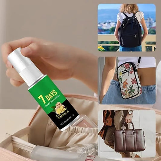 🔥🔥2+1 ingyenes💨 Lábféreg eltávolító spray🦶 Gyömbéres lábhámlasztó spray – Fájdalommentes, gyors hatású puhaság!
