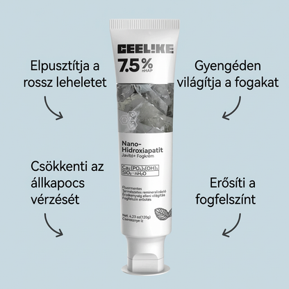 🎁Ingyenes ajándék-fogkefe🔥2 vásárol 1 ingyen kap🦷Nano-Hidroxiapatit Fogkrém – NASA Technológia + Fluoridmentes!