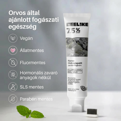 🎁Ingyenes ajándék-fogkefe🔥2 vásárol 1 ingyen kap🦷Nano-Hidroxiapatit Fogkrém – NASA Technológia + Fluoridmentes!