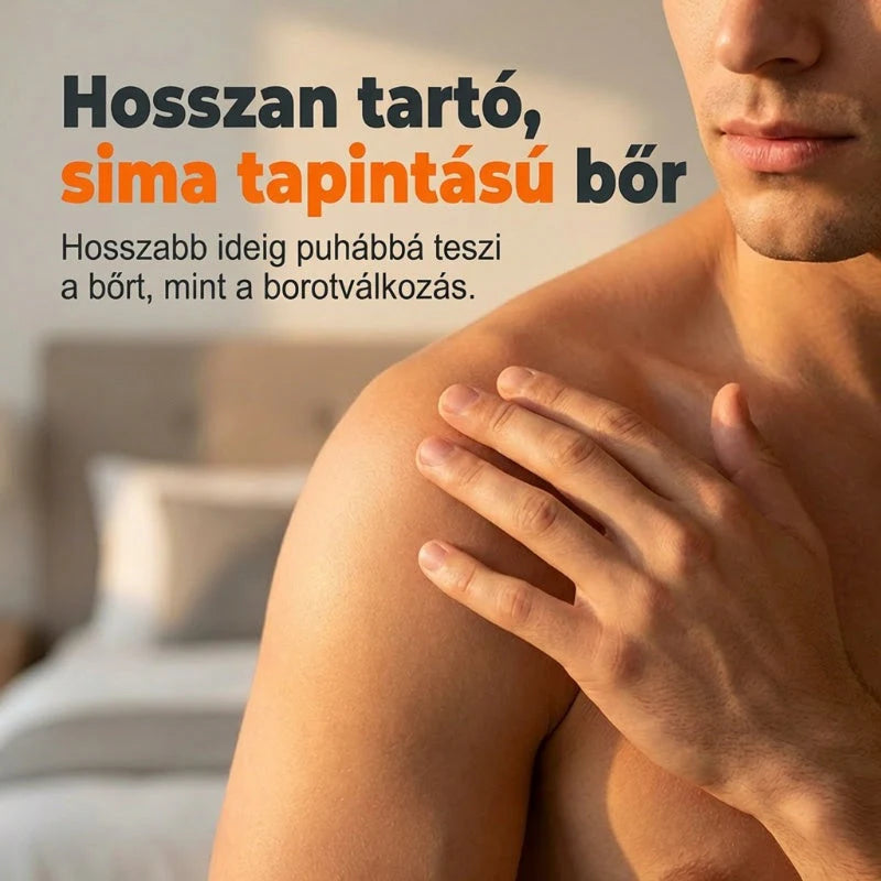 🔥1+1 ingyenes🧔 Férfi kíméletes szőrtelenítő krém🌿 Növényi összetevős testszőrtelenítő – Sheavaj és aloe vera ápolja a férfi bőrt irritáció nélkül!