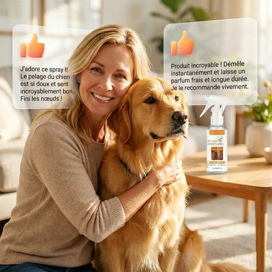 🔥1+1 ingyenes🐾 Kíméletes háziállat ápoló spray🍊 Narancsillatú állati szőrápoló spray – Szagtalanítás és könnyű fésülés！