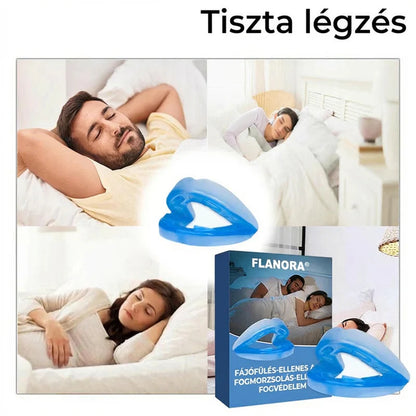 🔥1+1 ingyen😴 Flanora® Plus horkolásgátló szájfeltét🌙 Ultravékony állítható alvási betét – Azonnal csökkenti a horkolást, fájdalom és állkapocsfájdalom nélkül!