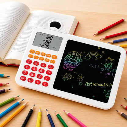 📚✨ MATHDOODLE interaktív matematika tablet – 2000+ kérdés, LCD rajztábla, szorzásgyakorlat, 5 éves kortól! 🖍️💡