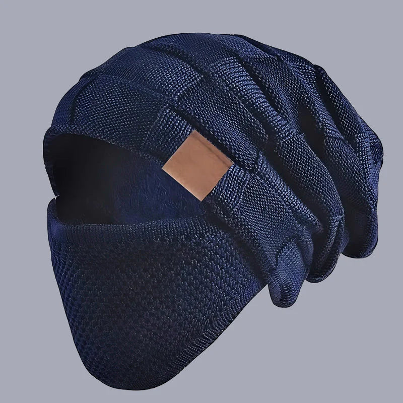 🤩kedvezményes értékesítés🧣2w1 Sapka + Arcvédő – -20°C-ig Meleg! Poliészter + Plüss Bélés!