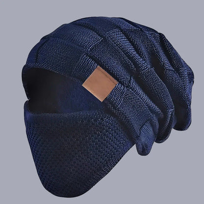 🤩kedvezményes értékesítés🧣2w1 Sapka + Arcvédő – -20°C-ig Meleg! Poliészter + Plüss Bélés!