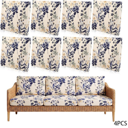💦 Fröccsenésálló párnahuzat🪑 Kültéri rugalmas párnahuzat – Geometrikus mintás teraszdísz!
