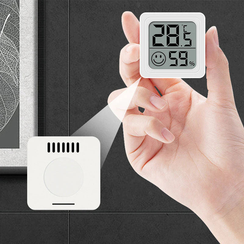 🔝30% kedvezmény🌡️ Mini Hő-Páratartalom Mérő: Hálószoba Levegőminőség – Egy Pillantással!