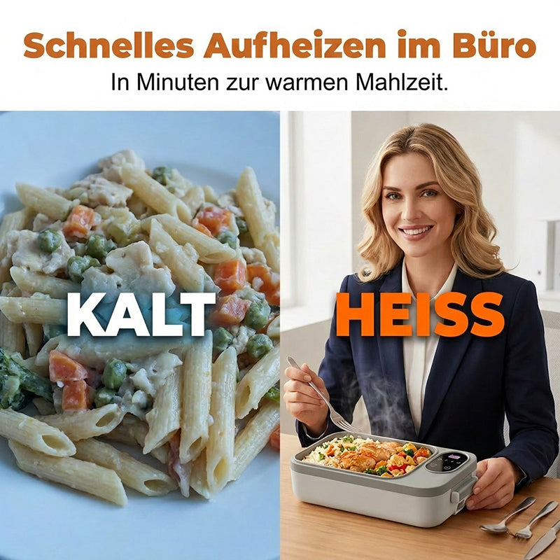 🔥🔝 Legnépszerűbb termékek🍱 Vezeték nélküli, újratölthető elektromos ételhordó🔋7200 mAh akkumulátor, víz nélküli melegítés🌡️ Állítható hőmérséklet！