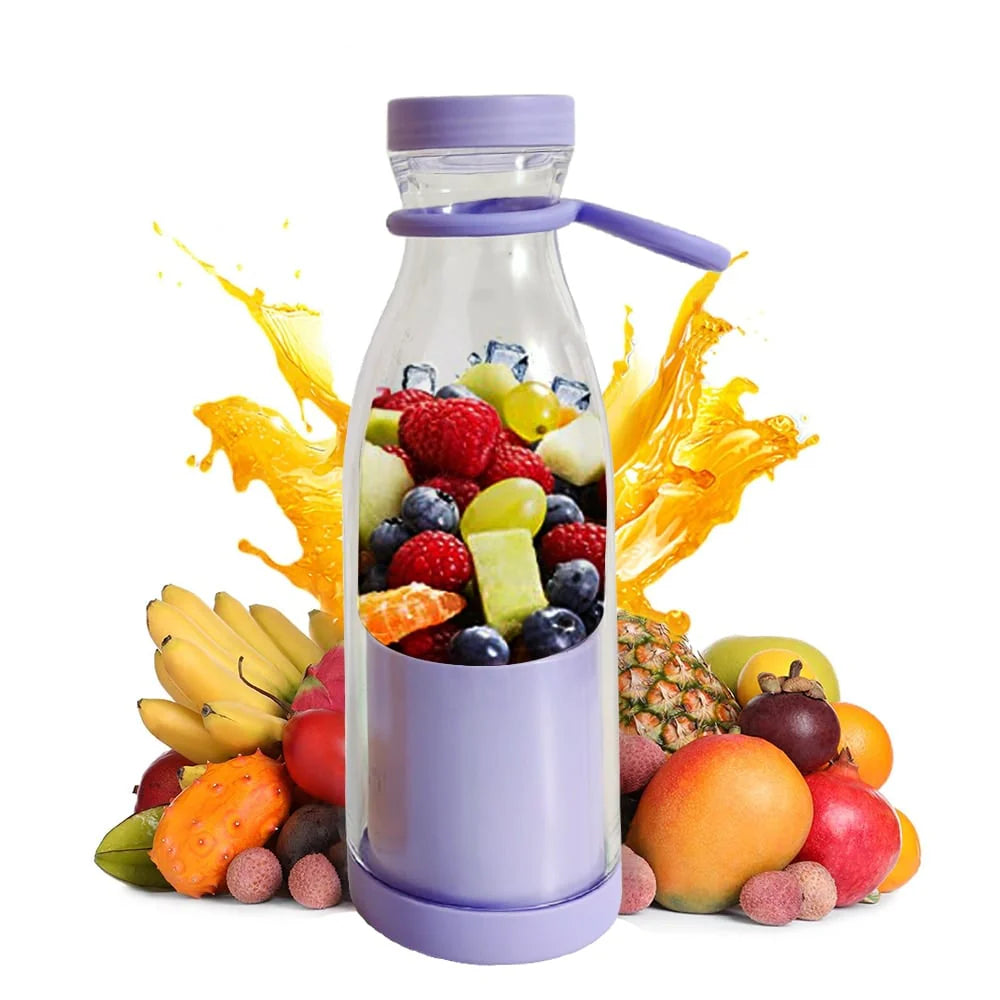 🔥Eladó alacsony áron🥤420ml Hordozható Turmixgép – 15 Csésze/Charge, BPA-mentes!
