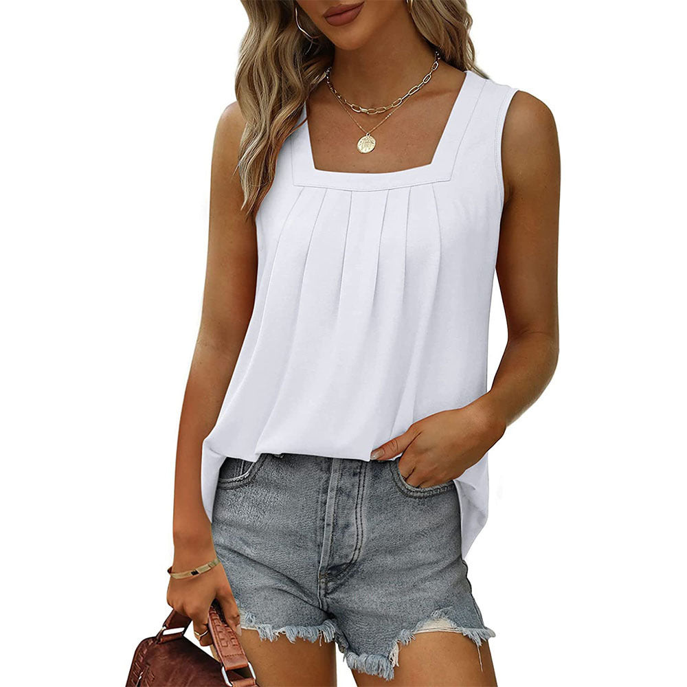 🎁Ingyenes gyönyörű nyaklánc🌸👗 Boho virágmintás pántos felső – Oldalhasítékkal, 8 színben, S–3XL-ig! 💃✨