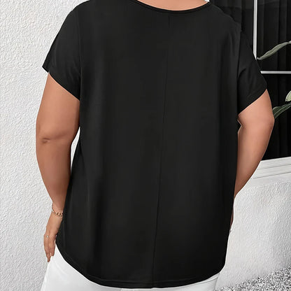 🎁Ingyenes ajándék✨ Kereszt alakú kivágásos női blúz💃 Puha nedvességtaszító felső – Laza szabás, könnyen kombinálható, ki tudsz tűnni!