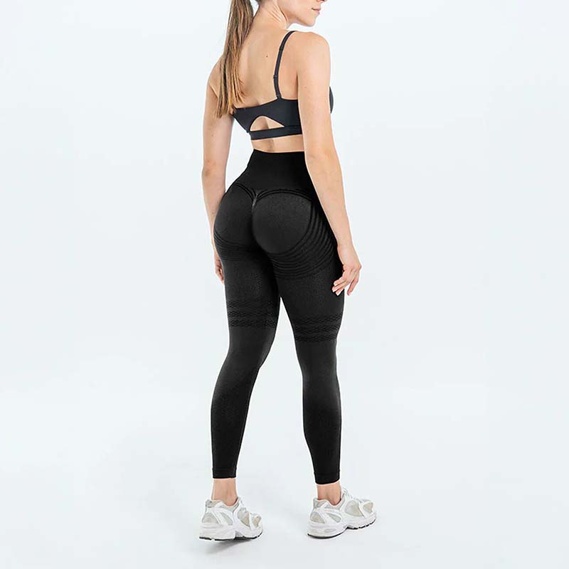 🎉Bestseller akció✨ Magas derék + fenékemelés🔥3D textúrás leggings – Narancsbőr ellen és tökéletes sziluett!
