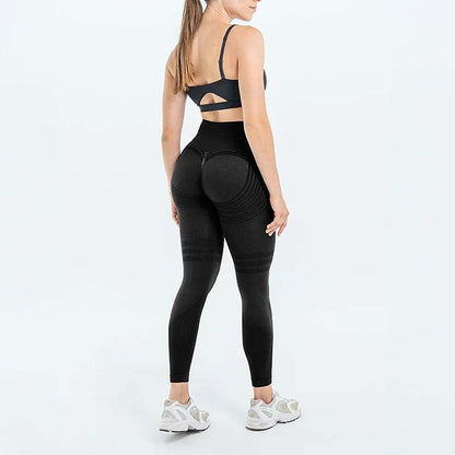 🎉Bestseller akció✨ Magas derék + fenékemelés🔥3D textúrás leggings – Narancsbőr ellen és tökéletes sziluett!