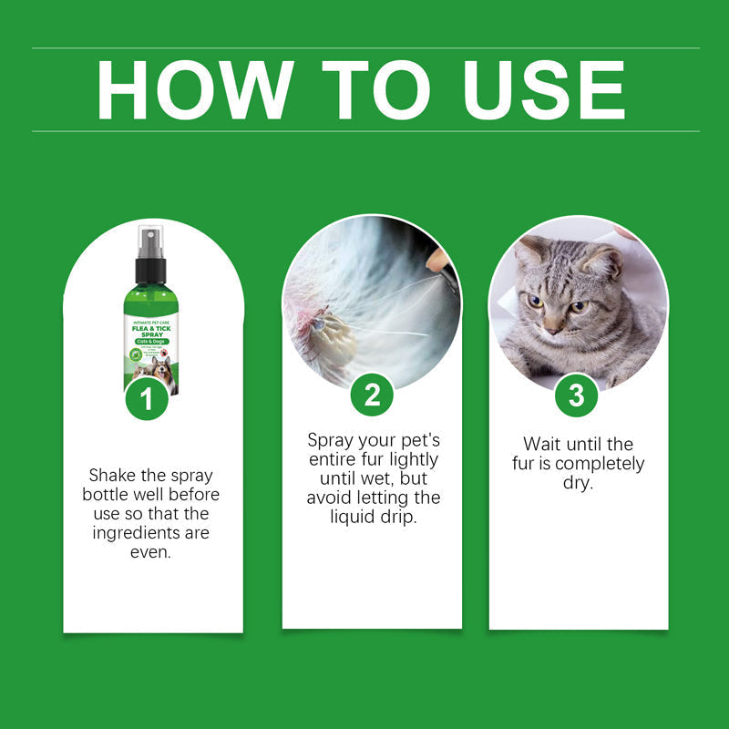 📣🔥1+1 ingyenes🐕🌿 100%-ban természetes bolha- és kullancsirtó spray – Biztonságos kutyáknak és macskáknak! 🐱✨
