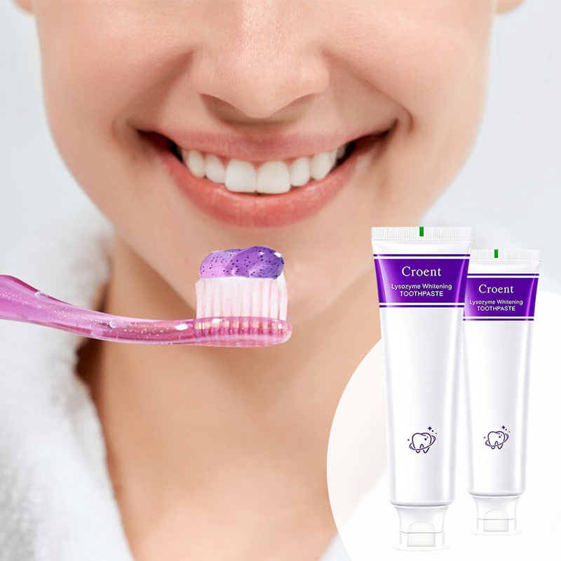 🎁🔥Ingyenes fogkefe🦷💜 Lizoenzim fehérítő fogkrém – Három hatás egy csomagban: fehérítés, tisztítás, friss lehelet!