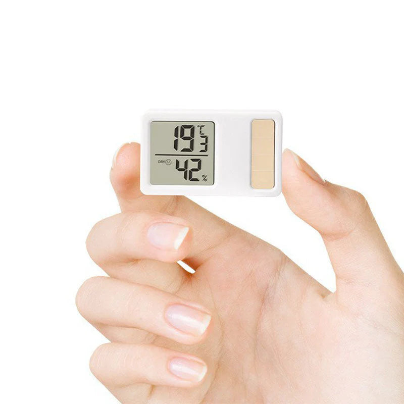 🔝30% kedvezmény🌡️ Mini Hő-Páratartalom Mérő: Hálószoba Levegőminőség – Egy Pillantással!