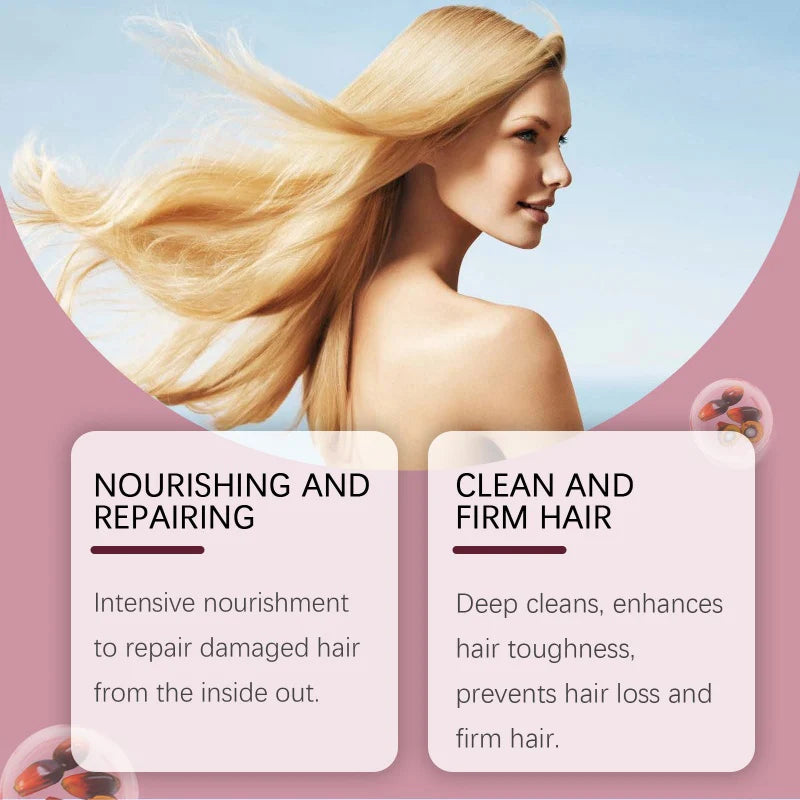 🔥1+1 ingyenes🧴 5 összetevős tápláló sampon💆‍♀️ Természetes kivonatokkal – Egészséges fejbőr és fényes, erős haj!