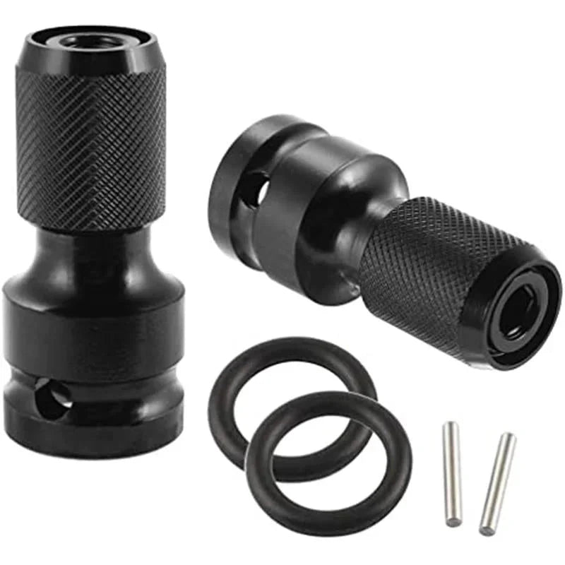 🎁1+1 INGYEN (2 db)🧰⚙️ Gyorskioldós befogóadapter🔧 1/2→1/4 hüvelykes szerszámátalakító adapter！