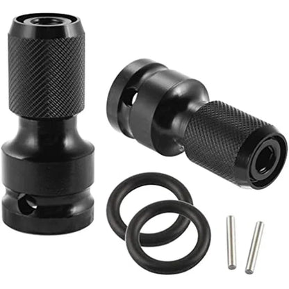 🎁1+1 INGYEN (2 db)🧰⚙️ Gyorskioldós befogóadapter🔧 1/2→1/4 hüvelykes szerszámátalakító adapter！