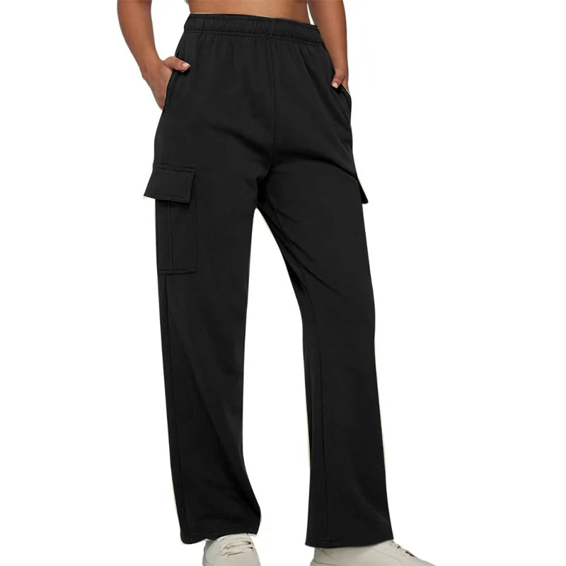 🎁Ingyenes ajándék!!!👖Magas derekú széles szárú cargo nadrág ✨Puha lélegző női nadrág – Casual stílus, egész évben kényelmes és sokoldalú!