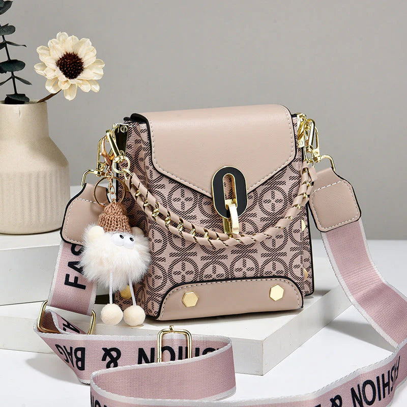 🎁Ingyenes ajándék-🎊Gyönyörű medál👜✨Elegáns geometrikus mini válltáska – Prémium PU bőr, sokoldalú és rendezett！