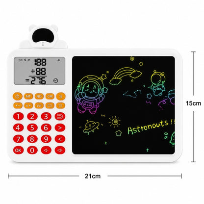 📚✨ MATHDOODLE interaktív matematika tablet – 2000+ kérdés, LCD rajztábla, szorzásgyakorlat, 5 éves kortól! 🖍️💡