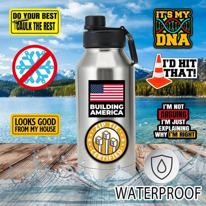 😂 150 db vicces matrica🛠️💪 Munkás humor, profi minőség – Vízálló és időjárásálló! ☔🔥