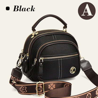 🎉45% árcsökkentés✨Keresztpántos elegáns kézitáska👜Boho stílusú többfunkciós bőr táska – Állítható széles vállpánt, többrekeszes rendezett tárolás!