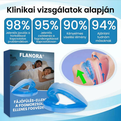 🔥1+1 ingyen😴 Flanora® Plus horkolásgátló szájfeltét🌙 Ultravékony állítható alvási betét – Azonnal csökkenti a horkolást, fájdalom és állkapocsfájdalom nélkül!