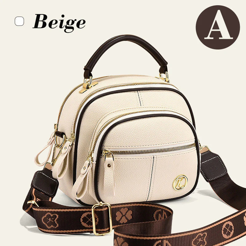 🎉45% árcsökkentés✨Keresztpántos elegáns kézitáska👜Boho stílusú többfunkciós bőr táska – Állítható széles vállpánt, többrekeszes rendezett tárolás!