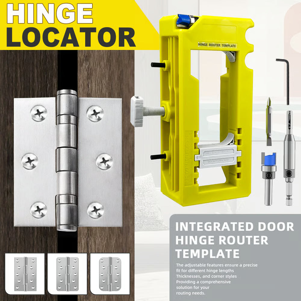 🔥Legkelendőbb termékek🔩Door Hinge Router Template – Precíz Vágás + Könnyű Telepítés!