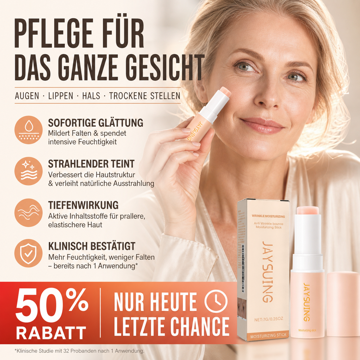 🎁1+1 INGYEN (2 db)✨💎 Multifunkciós arcbalzsam – Azonnal feszesebb, simább és hidratáltabb bőr, 5% Volufiline-nal! 🌸💫